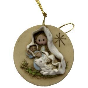 1987 Original LaBerge Ornament Baby and Lamb Vintage ❤️